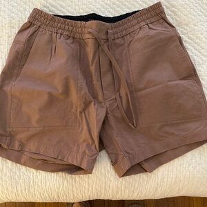 Lululemon Athletica Brown Athletic Shorts Lightweight Elastic Waist